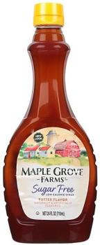 MAPLE GROVE -Farms- 'Butter' Sugarfree Pancake Sirup Low Calorie Sirup 710 ml